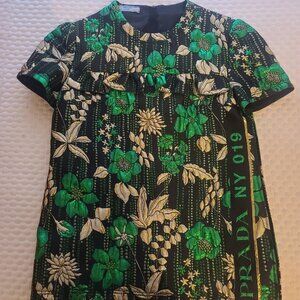 Prada Floral Brocade Top - Size 40